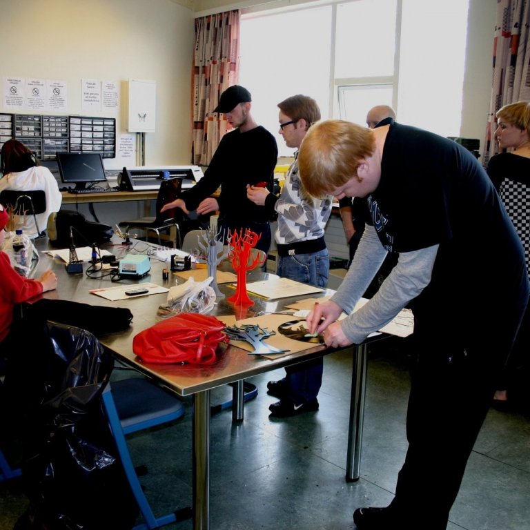 Fab Lab smiðjan á Akranesi.