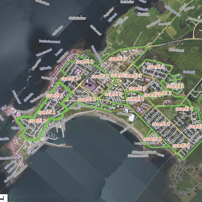 Sópun gatna er hafin