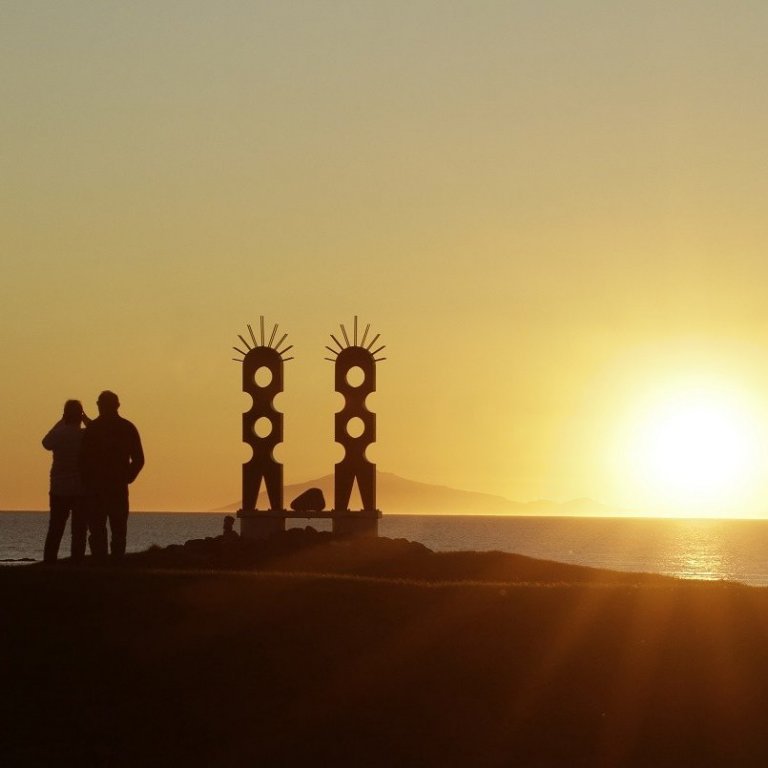 Grásleppukarlar í Kalmansvík.