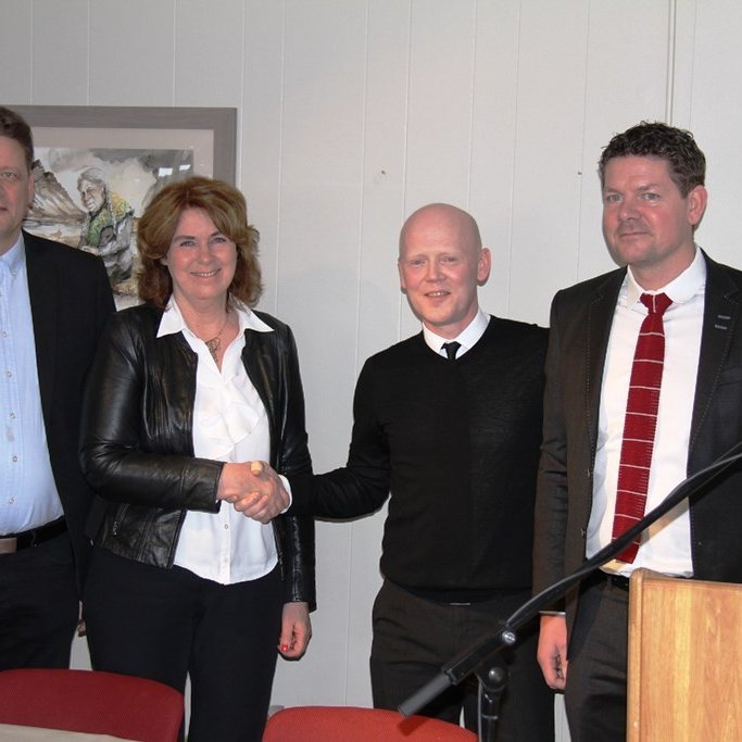 Frá vinstri: Einar, Regína, Guðmundur og Þórður