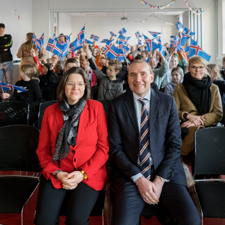 Opinber heimsókn forseta Íslands á Akranes fór vel fram - MYNDIR