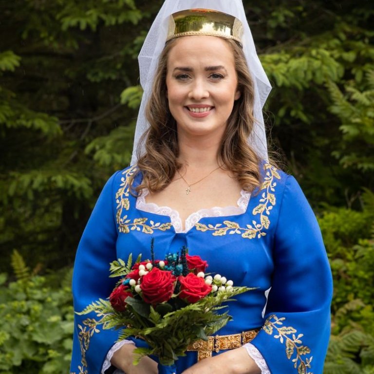 Þóra Björg Sigurðardóttir, fjallkona Akurnesinga 2022.