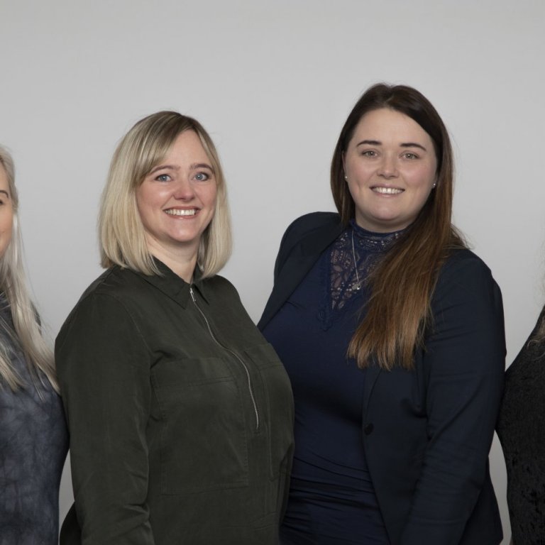 Frá vinstri: Kristjana Helga, Ella María, Sædís Alexía & Harpa.