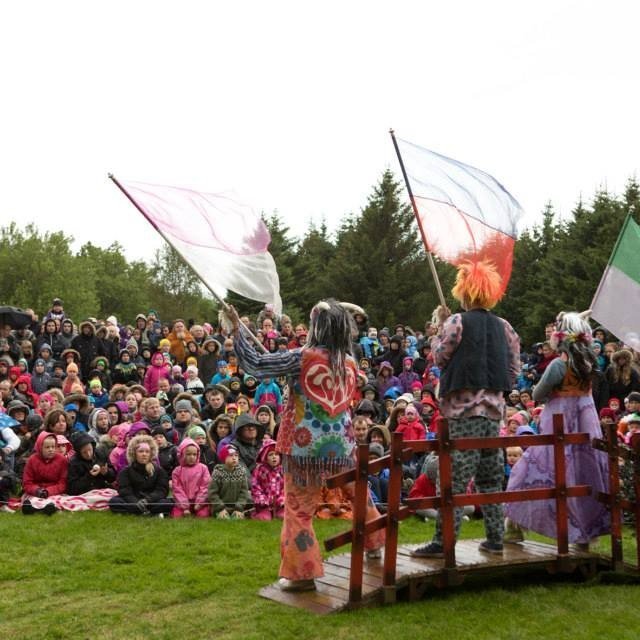 Mynd frá Írskum dögum.