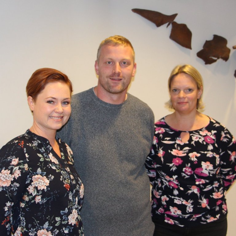 Lið Akranes í Útsvari 2018. 
Frá vinstri: Gerður Jóhanna, Hjalti Brynjar og Vilborg Þórunn.