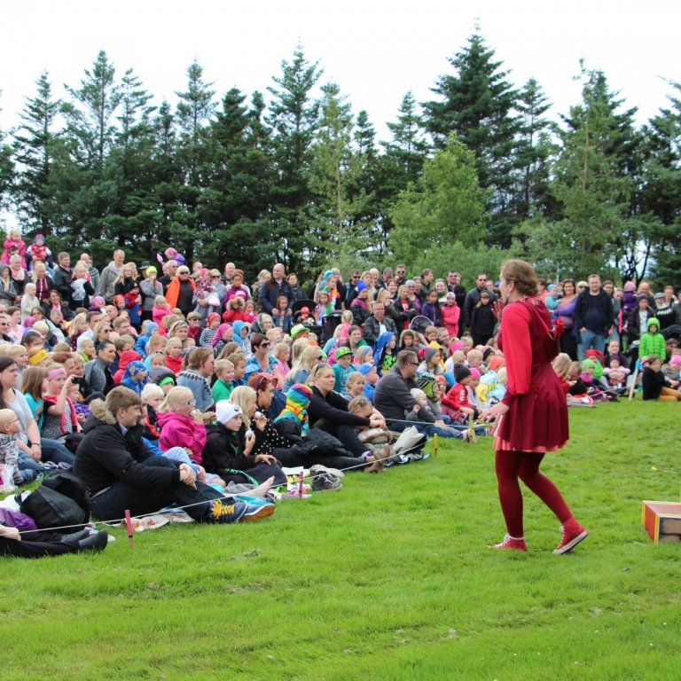 Mynd tekin í Garðalundi á Írskum dögum árið 2014