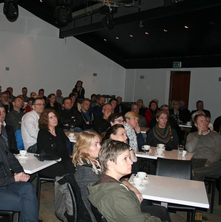 Frumkvöðlakvöld á Akranesi í mars 2014.