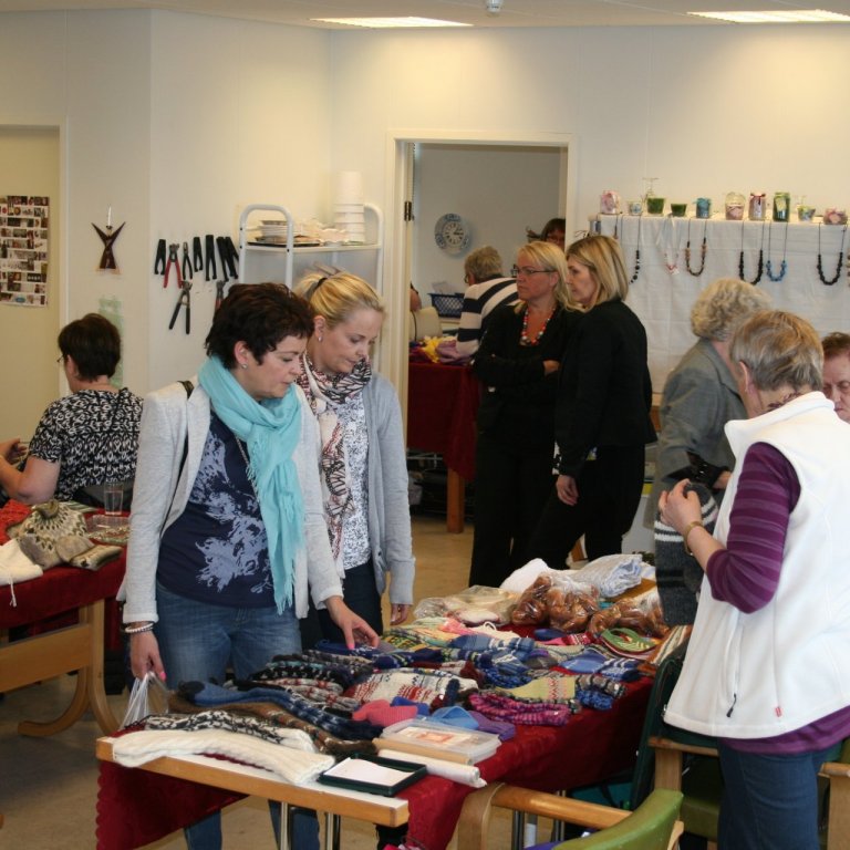 Árlegur markaður félagsstarfsins.