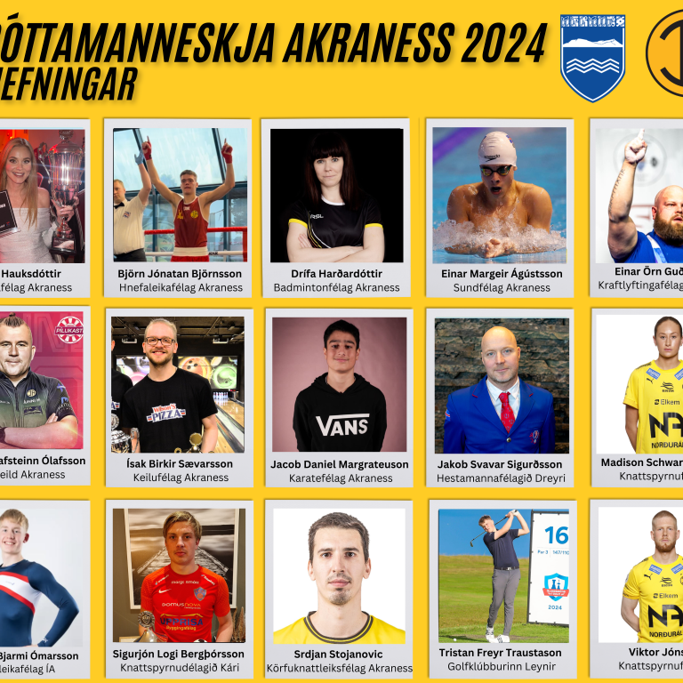 Kjör á íþróttamanneskju Akraness árið 2024