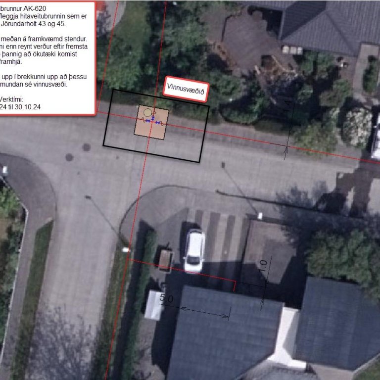 Jörundarholt 43-45 - 21. - 30.okt. þrenging