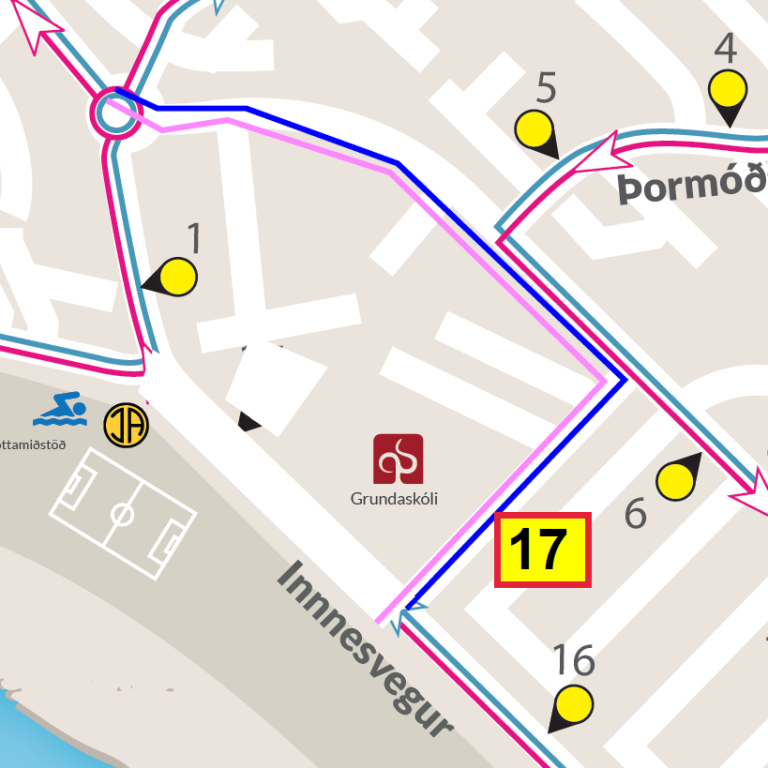 Breyting á strætó við Grundaskóla