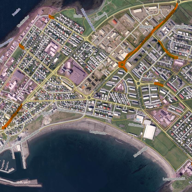 Viðgerðir á malbiki á morgun og föstudag