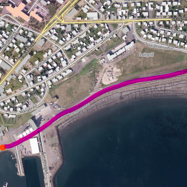 Lokun Faxabrautar 3. júlí - 6. júlí