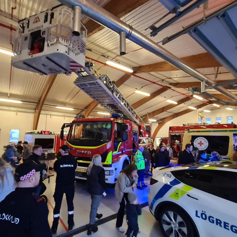 Fjölmenni á opnu húsi viðbragðsaðila á 112 deginum