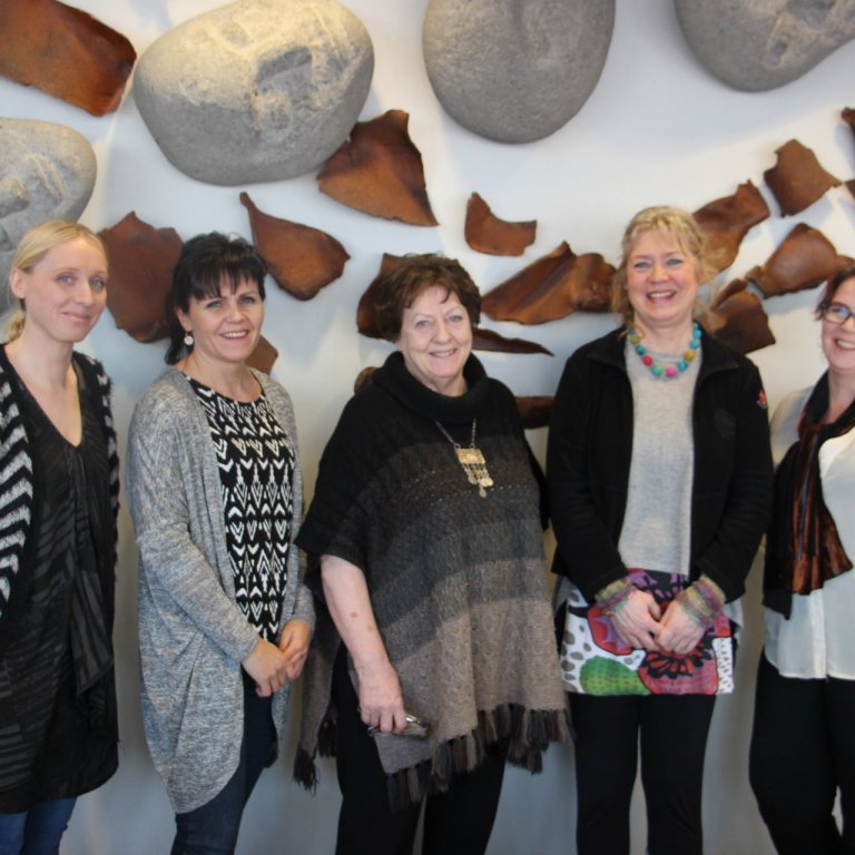 Flottur hópur myndlistakvenna