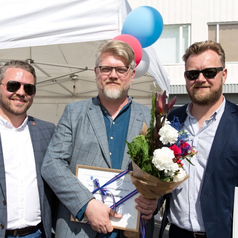 Valgarður Lyngdal Jónsson, Bjarni Skúli Ketilsson og Ólafur Páll Gunnarsson. Mynd: Myndsmiðjan ehf.