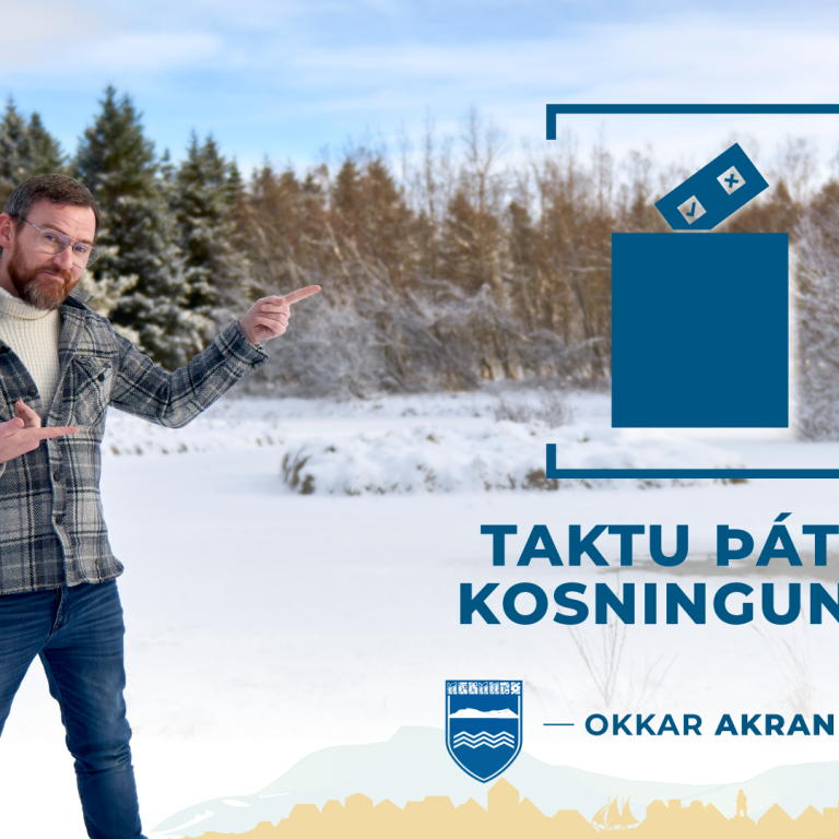 OKKAR AKRANES - Kosning er hafin!