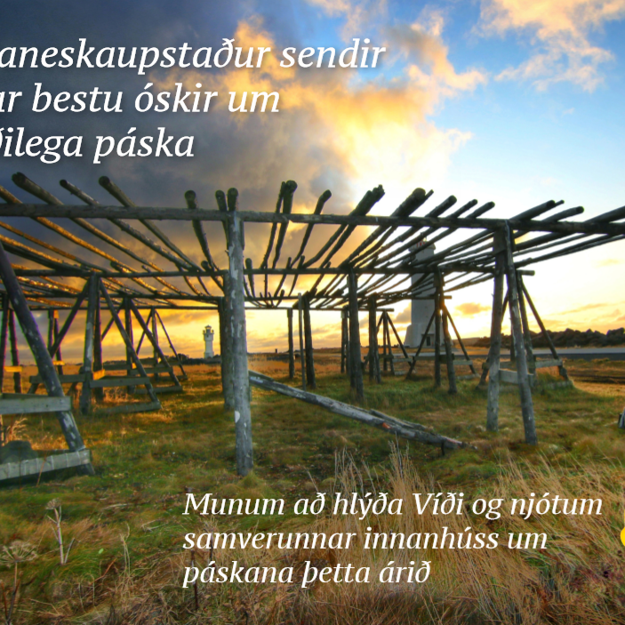 Páskakveðja frá Akraneskaupstað