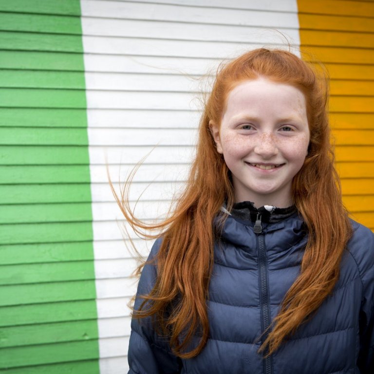 Helga Guðrún Jónsdóttir er Rauðhærðasti Íslendingurinn 2016,     Ljósmynd: Myndsmiðjan