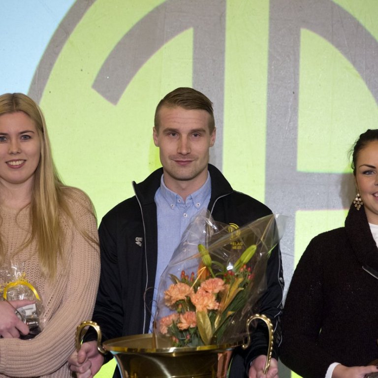 Frá athöfn Íþróttamanns Akraness fyrir árið 2015.