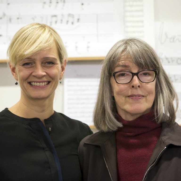 Mæðgurnar Valgerður Backman og Valgerður Bergsdóttir.