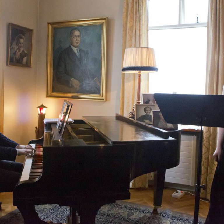 Stofutónleikar í Haraldarhúsi á Vökudögum árið 2015.