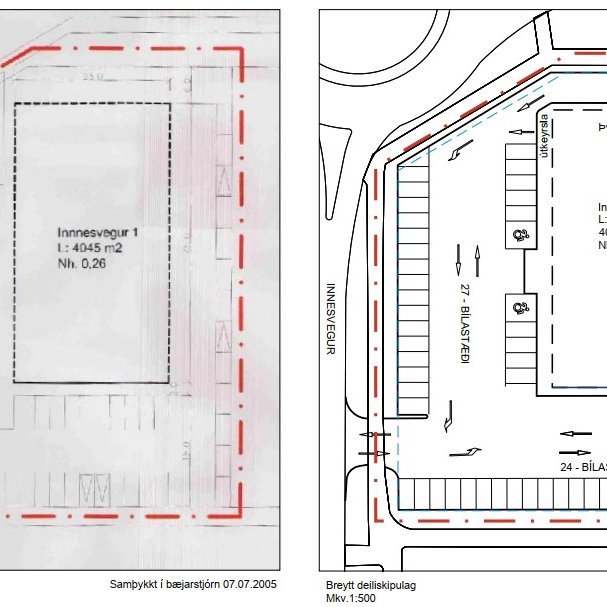 Innnesvegur 1 kynningarfundur - vinnslutillaga að breytingu á aðal- og deiliskipulagi