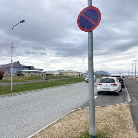 Sleppistæði en ekki bílastæði