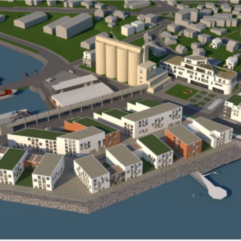 ATH að þessi mynd er aðeins hugmynd. Ekki endanleg hönnun svæðisins.