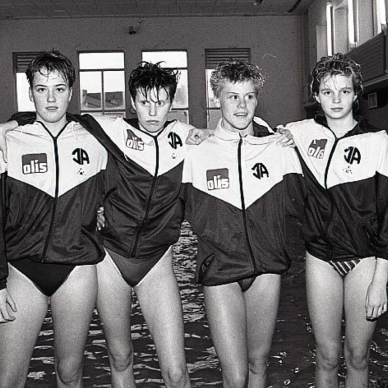 Sundsveit ÍA á níunda áratugnum; Sigurlaug Karen Guðmundsdóttir, María Alma Valdimarsdóttir, Ragnhei&hellip;