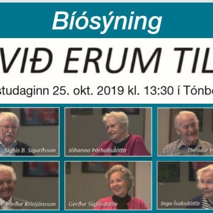 Tónberg heimildarmyndin Við erum til