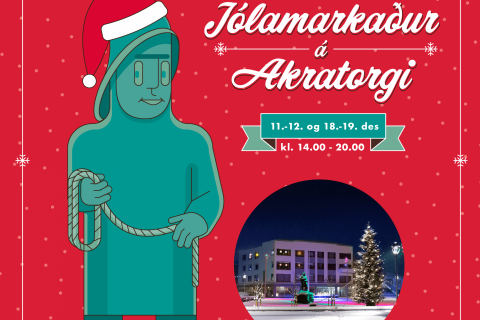 Jólamarkaður á Akratorgi um helgina
