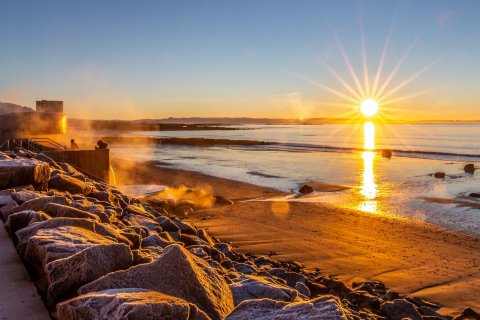 Spurt og svarað um uppbyggingu við Langasand