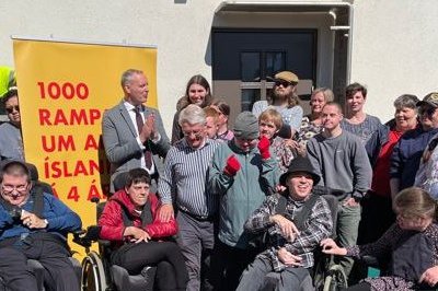 70. rampurinn - vígsla við Gamla kaupfélagið
