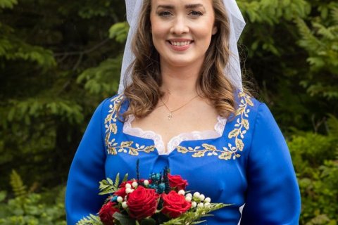 Þóra Björg Sigurðardóttir, fjallkona Akurnesinga 2022.