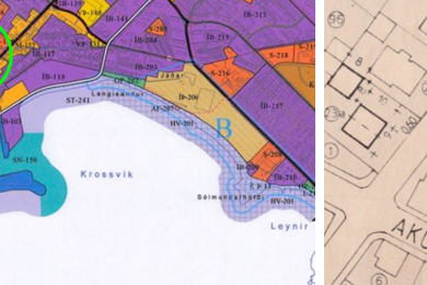 Tillaga að breytingu deiliskipulags Akratorgsreitar vegna Laugarbrautar 20