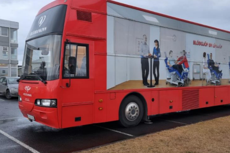 Blóðbankabíllinn kemur á þriðjudag