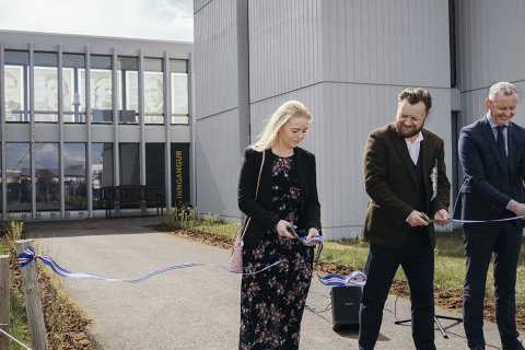 Frá vinstr: Linda Björk Pálsdóttir, Ólafur Páll Gunnarsson og Sævar Freyr Þráinsson.