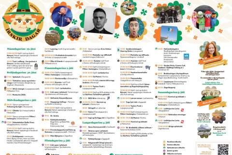Dagskrá Írskra daga
