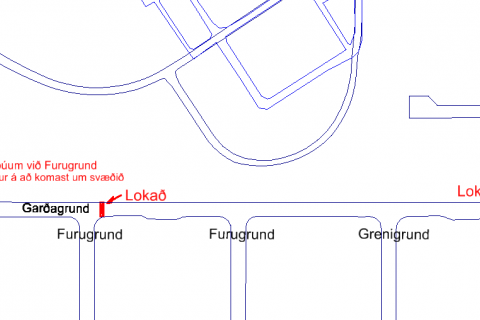 Götuviðhald á Garðagrund