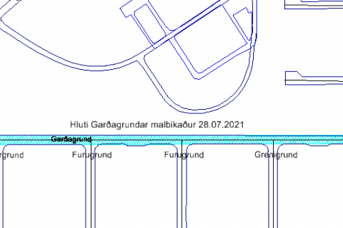 Uppfært Garðagrund - malbikun