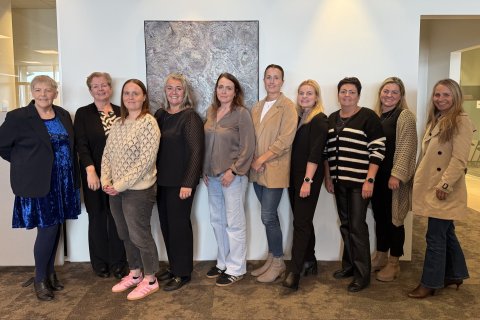 Á myndinni eru (frá vinstri til hægri): – Laufey Jónsdóttir tengiráðgjafi Gott að eldast hjá SSV, Jó…