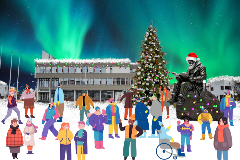 Jólatorg á Akratorgi í desember