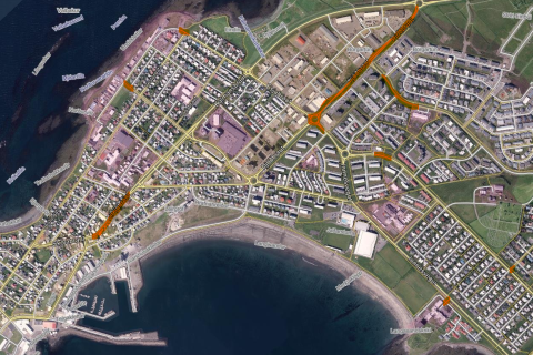 Viðgerðir á malbiki á morgun og föstudag