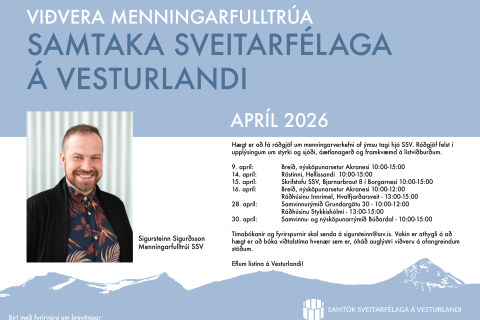 Menningarfulltrúi veitir ráðgjöf á Breið á morgun