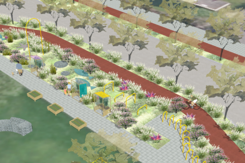 Mjög góð mæting var á fundi um framtíð Kirkjubrautar, en hér má sjá mynd frá Stúdíó jæja af því hver…