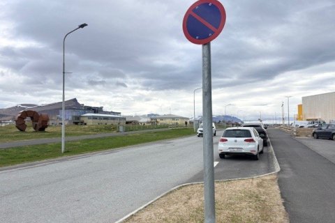 Sleppistæði en ekki bílastæði