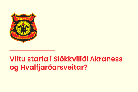 Slökkviliðið auglýsir eftir nýliðum