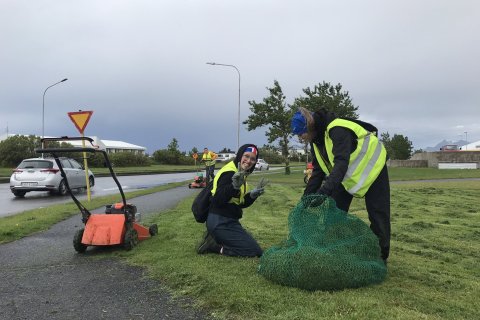 Vinnuskólinn hefur nú hafið starfsemi