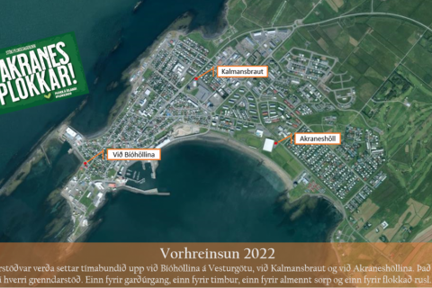 Vorhreinsun dagana 22. apríl - 2. maí